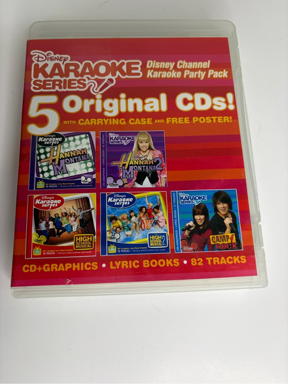 Disney Karaoke Series Party Pack - Pink and Red Cover